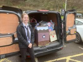 The van full!